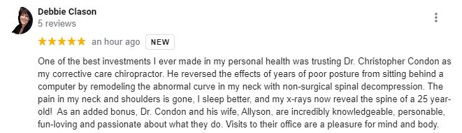 Chiropractic Scottsdale AZ Patient Testimonial