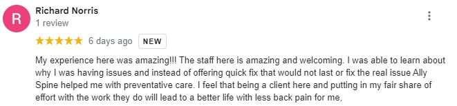 Chiropractic Scottsdale AZ Patient Testimonial