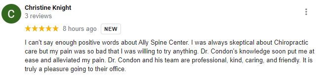 Chiropractic Scottsdale AZ Patient Testimonial